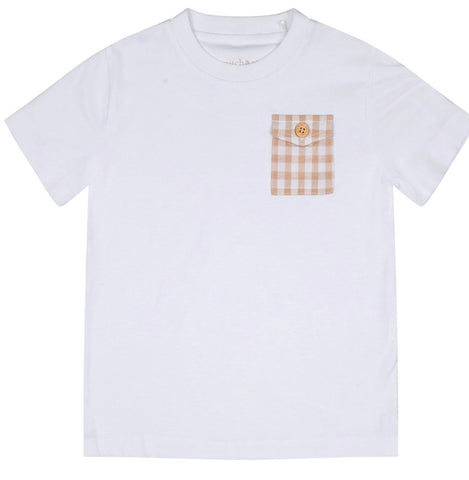 Mitch and son Troy pocket t shirt ms24114