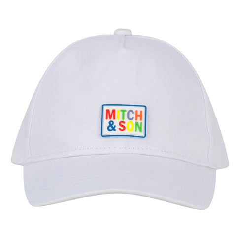 Mitch and son cap white ms24216