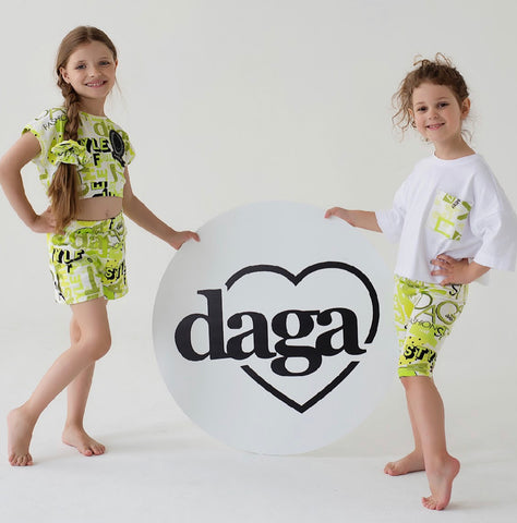 Daga print shorts