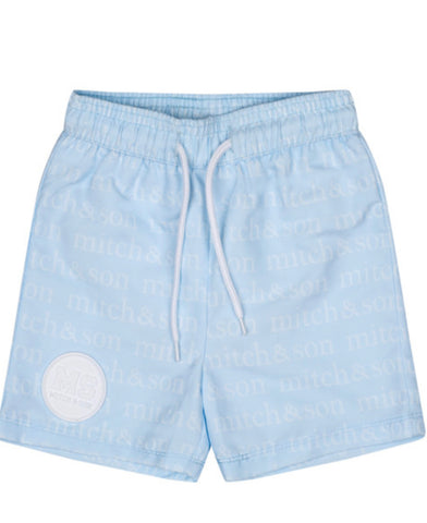 Mitch and son swimshorts