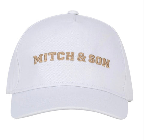 Mitch and son Tarak white cap ms24122