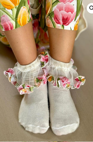 Daga tulip ankle socks