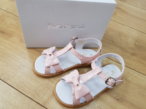 Pretty originals pink patent sandals