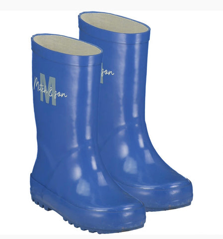 Mitch and son hunter royal blue rain boots ms21902