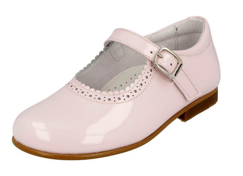 Andanines pink patent toddler Mary Janes