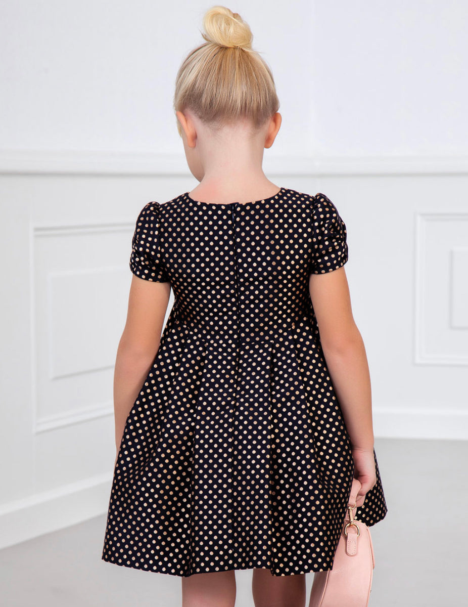 Abel and Lula polka dot dress 5567 – Siop Babi Bach