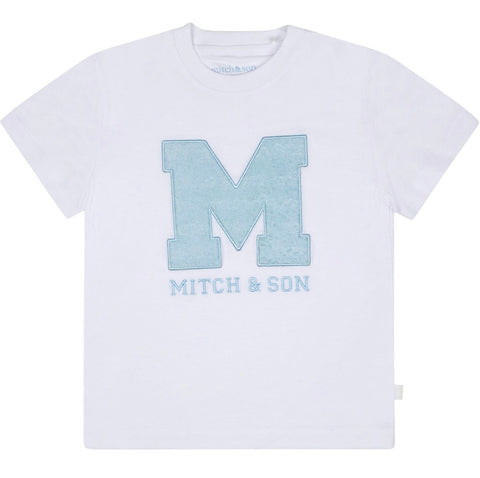 Mitch and son Thom logo t shirt ms24115
