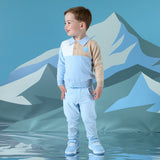 Mitch and son Jet twill trousers