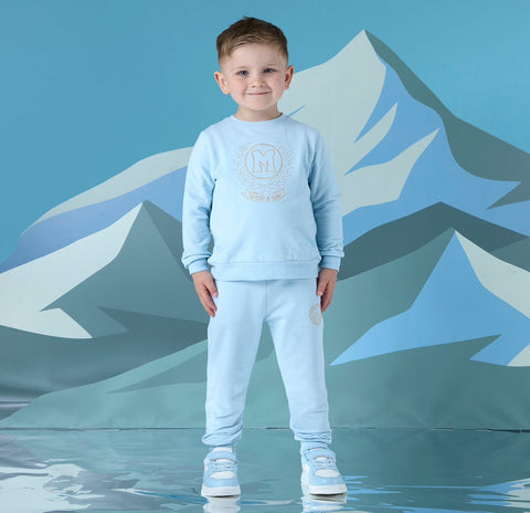 Mitch and son Jaxon tracksuit
