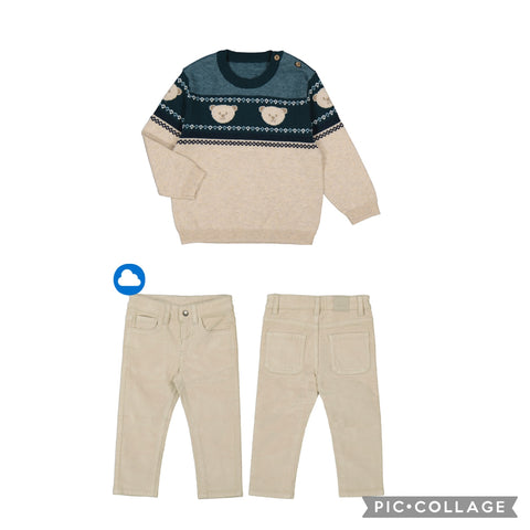 Mayoral cord and jumper set