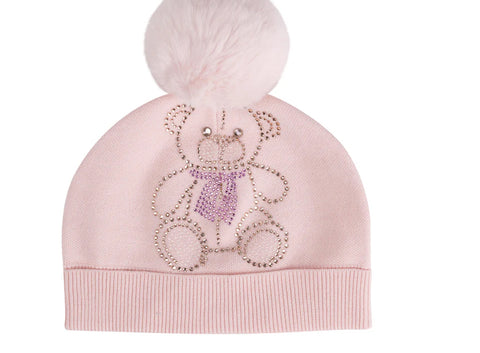 A Dee Sabrina pom teddy hat