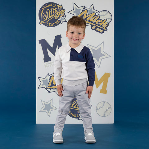 Mitch and son twill trousers
