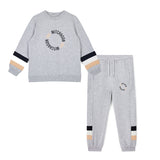 Mitch and son Logan tracksuit