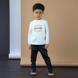 Mitch and son Lewis long sleeve top