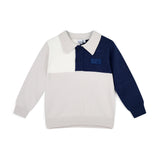 Mitch and son Jude knitted polo