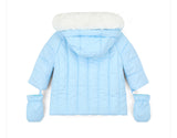 Mitch mini fur trimmed padded jacket