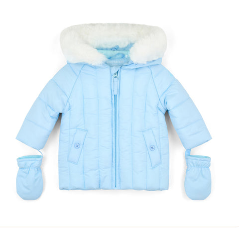 Mitch mini fur trimmed padded jacket