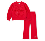 Adee Luna bow flare tracksuit
