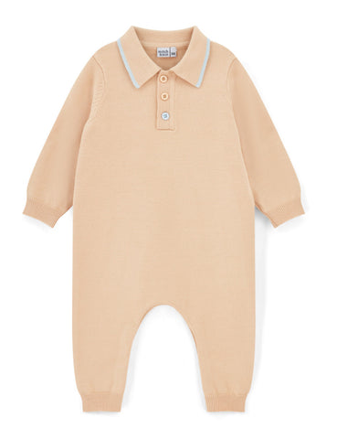 Mitch mini Knitted polo romper