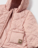 Mayoral padded blush pink coat