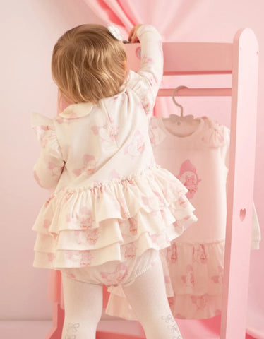 Little a cute as a cupcake print romper
