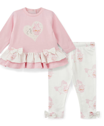 Little a Jade cupcake leggings set