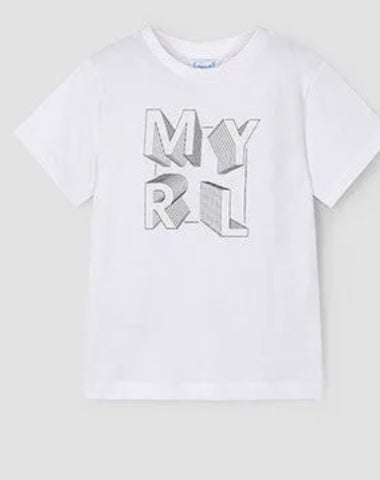 Mayoral white t shirt