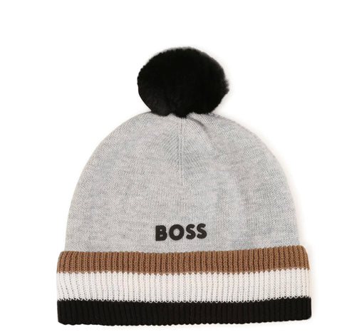 Boss toddler pull on hat J01148