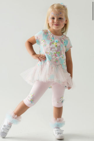 Daga girls faves leggings unicorn set