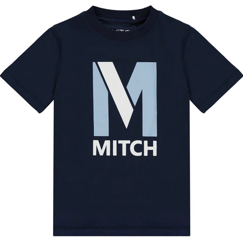 Mitch Montreal logo t shirt navy