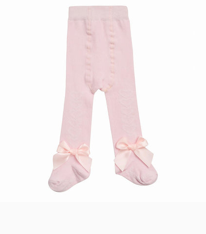 Little a Elenora baby pink tights