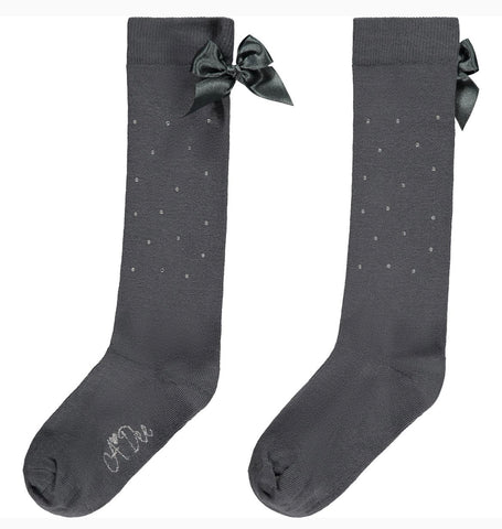 A dee diamanté socks grey