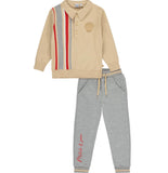 Mitch & son Oakley knitted polo set