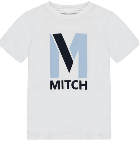 Mitch Montreal logo t shirt white