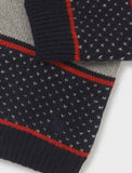 Mayoral block stripe knitted jumper 4384