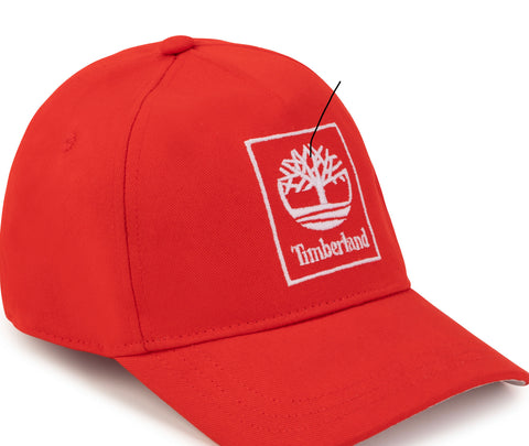 Timberland bright red cap t21362