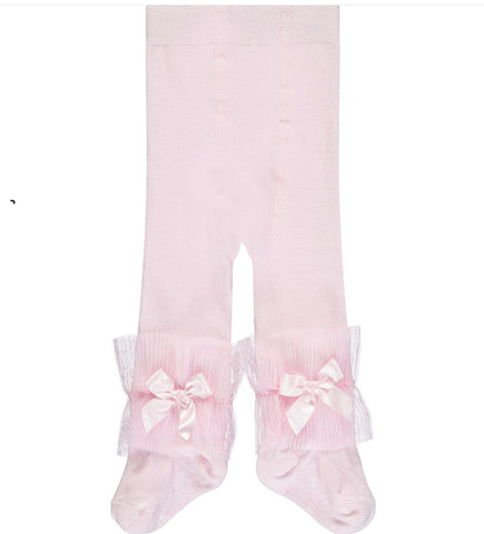 Little a Elenora  tule frill pink tights