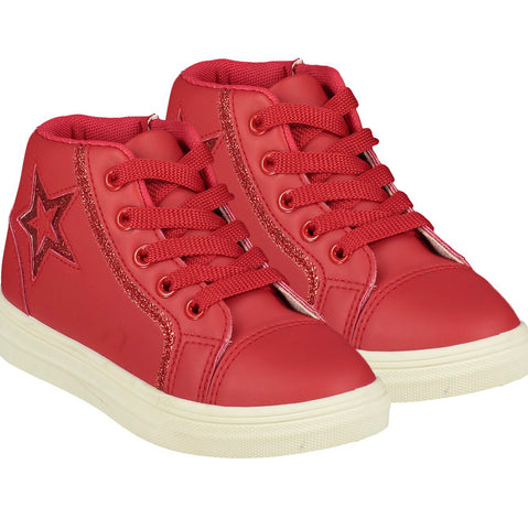 A dee star red high tops w215101