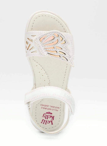 Lelli kelly butterfly sandals white