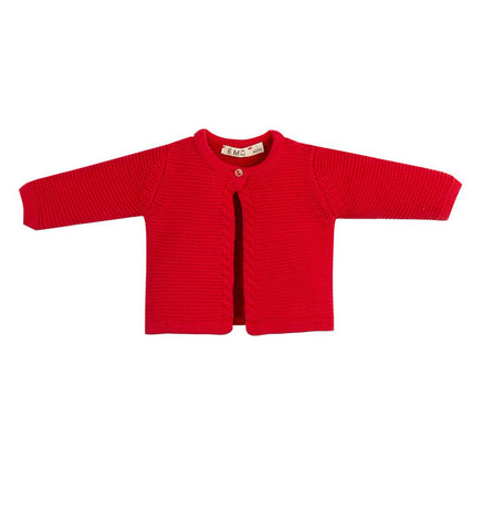 Emc knit red cardigan ce1753