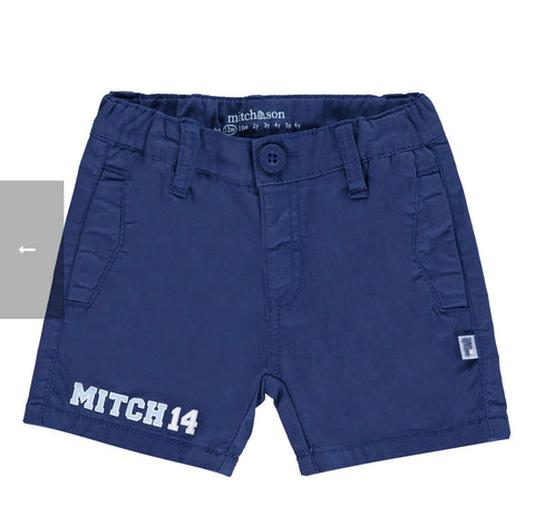 Mitch and son Shearer navy shorts ms1125