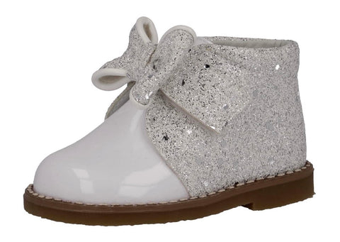 Andanines silver glitter boots