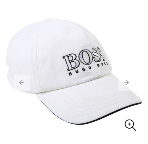 Boss white cap