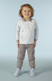 Mitch and son grey joggers ms22420