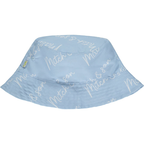 Mitch and son Apollo bucket hat ms22121 pale blue