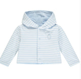 Mitch mini Harrison reversible blue baby jacket ms22703