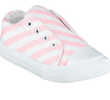 A dee laceless printed canvas trainer pink/white s215101