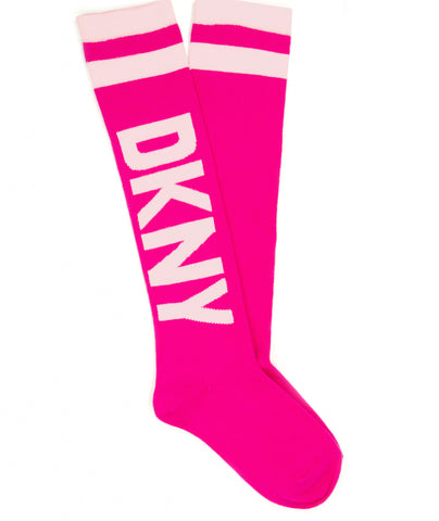 Dkny knee high logo socks
