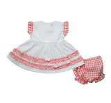 Little A heather white dress la23210