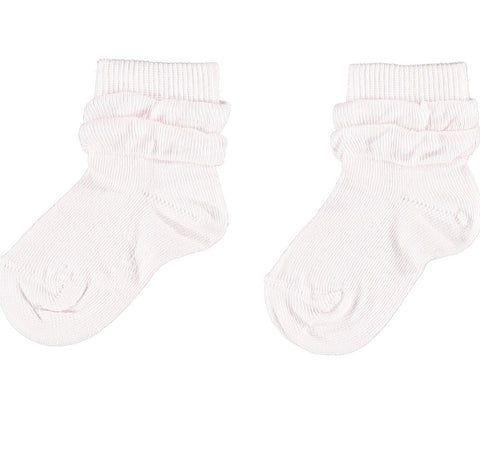 Little A frilly pink ankle socks ls21900